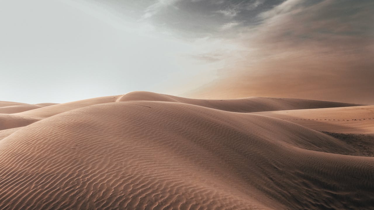 Sand dune trekking